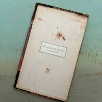 SOLD: Antique Marbled Book Cover #9