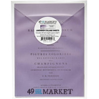 49 and Market Collage Sheets: Lavender