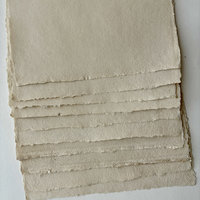 SOLD OUT: French Handmade Paper: 10 Ecru 20gsm 