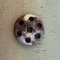 Silver Faucet Handle