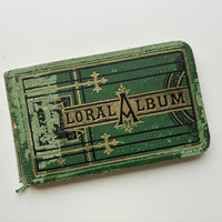 1800s Floral Album Autograph Book