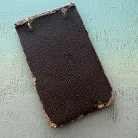 Vintage Leather Memo Book: 1940s