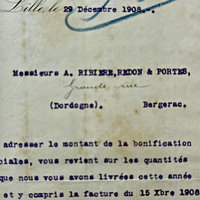 Antique French Ephemera & Receipts: Set of 7
