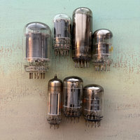 SOLD: Vintage Soviet-Era Vacuum Tubes: Set of 7
