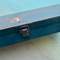 SOLD: Vintage Metal Tool Box