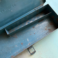 SOLD: Vintage Metal Tool Box