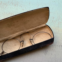 Vintage Pince-Nez Spectacles in Case