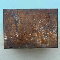 SOLD: Vintage Tin Box with Hinged Lid