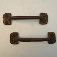 Rusty Metal Handle Duo