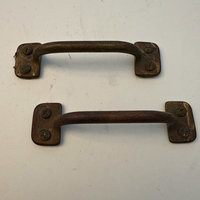 Rusty Metal Handle Duo