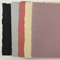 SOLD OUT: French Handmade HEAVYWEIGHT Paper: 5 Large Mixed Colors
