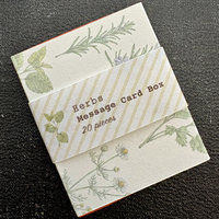 Vintage-Style Cards in Slide Box: Herbs 