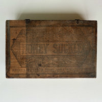 SOLD: Wooden 2-Compartment Cigar Box: Honey Suckle 