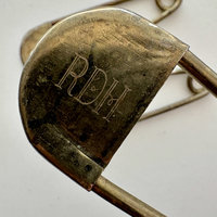 Vintage Brass Horse Blanket Pin