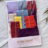 Stitched Fabric Strips Pack: Colorful