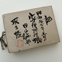 SOLD: Antique Japanese Ledger Book 3