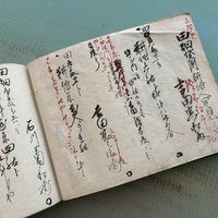 SOLD: Antique Japanese Ledger Book 2