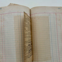 Antique Ledger: 1936