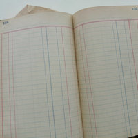 Antique Ledger: 1936