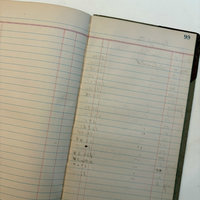 SOLD: Vintage Ledger: 1930s