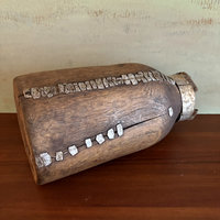 African Tutsi Mahogany Jug - Repaired