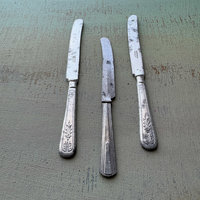 Vintage Metal Mini Knife Set