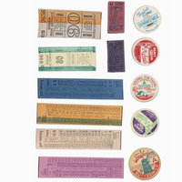 Little Forest Shop Rub-Ons: Transport Tickets