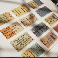 Little Forest Shop Rub-Ons: Transport Tickets