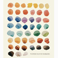Little Forest Shop Rub-Ons: Watercolour Swatches