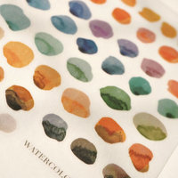 Little Forest Shop Rub-Ons: Watercolour Swatches