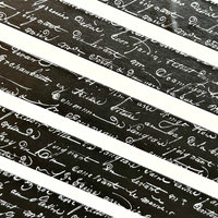 Lauren Phelps Designs Washi Tape: French Text Black