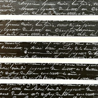 Lauren Phelps Designs Washi Tape: French Text Black