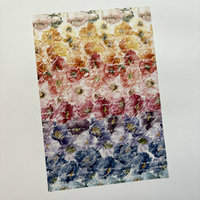 Parchment Vellum Paper: Rainbow Floral