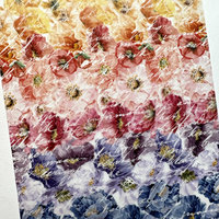 Parchment Vellum Paper: Rainbow Floral
