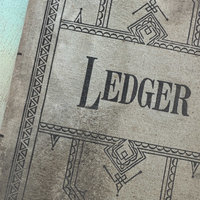SOLD: Antique Unused Ledger Book