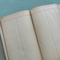 SOLD: Antique Unused Ledger Book