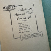 SOLD: Vintage Unused Ledger