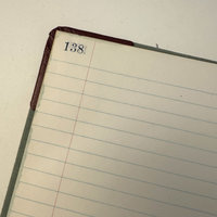 Vintage Partially Used Ledger