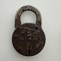 Antique Metal Lock Trio