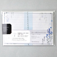 Letter Set: Blue Flowers