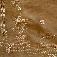 SOLD: Vintage Japanese Kakishibu Fabric Remnant