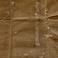 SOLD: Vintage Japanese Kakishibu Fabric Remnant