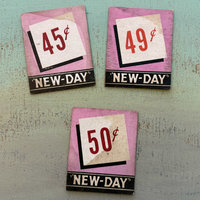 Antique Grocery Price Card Set