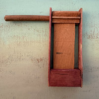 SOLD: Vintage Handmade Wooden Noisemaker