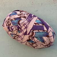 Stitched & Wrapped Upcycled Sari Cotton Remnant Strip
