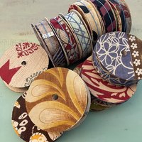 Upcycled Sari Cotton Ribbon Reel