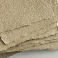 Handmade Cotton Paper Set of 10: Soft Ochre
