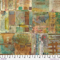 FreeSpirit On Your Mark Fabric 1/2 Yard Cut: Page by Page