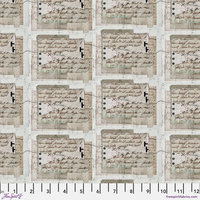 FreeSpirit On Your Mark Fabric 1/2 Yard Cut: Script
