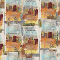 FreeSpirit On Your Mark Fabric 1/2 Yard Cut: Landmark
